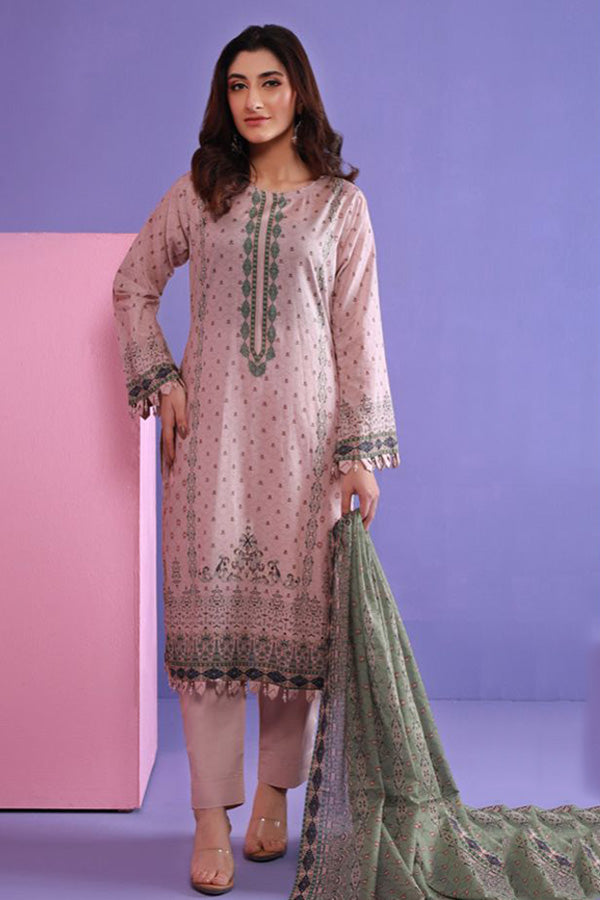Mi Creation Rameen Lawn'24 (LT Pink)