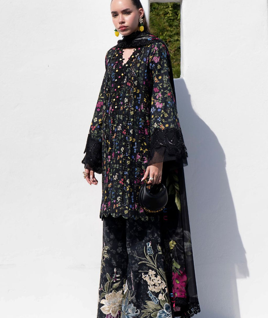 AJR Printkari Lawn`25 AJR#03 Midnight Flora