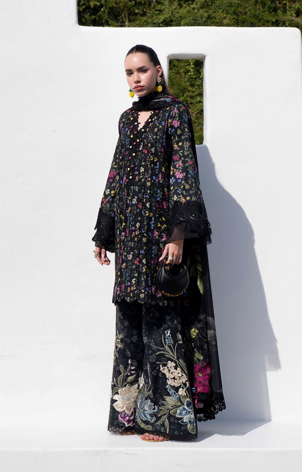 AJR Printkari Lawn`25 AJR#03 Midnight Flora