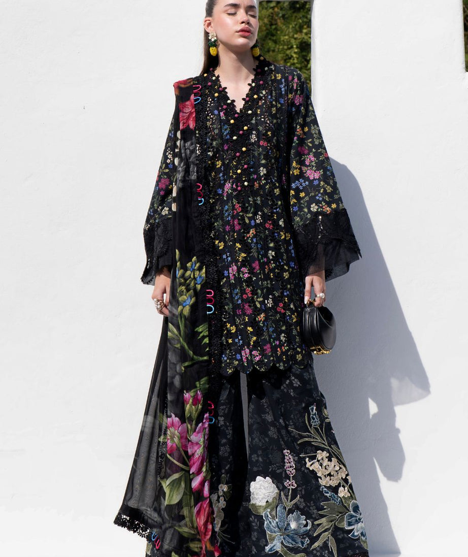 AJR Printkari Lawn`25 AJR#03 Midnight Flora