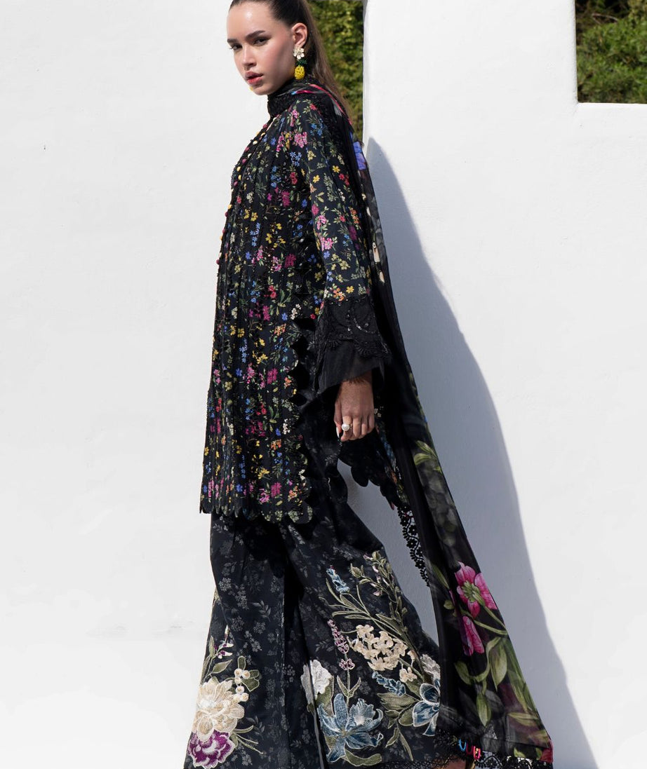 AJR Printkari Lawn`25 AJR#03 Midnight Flora