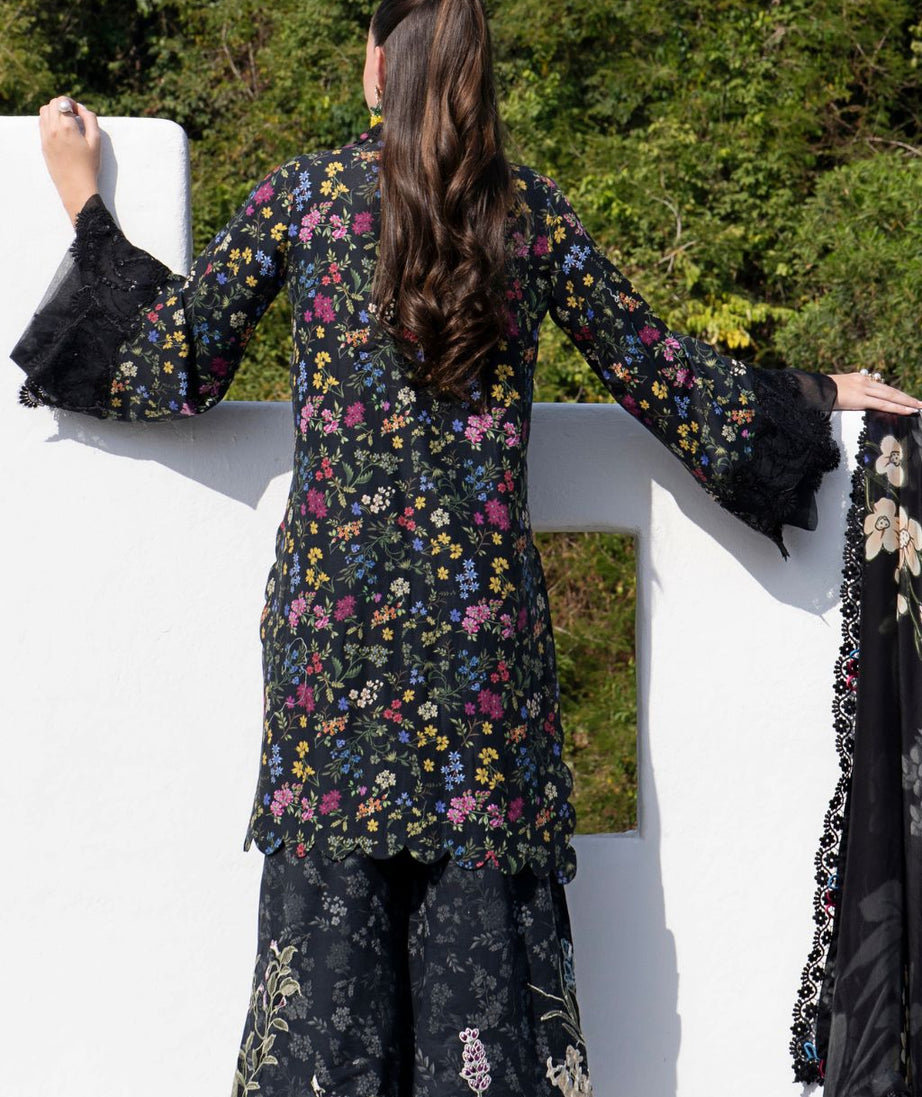 AJR Printkari Lawn`25 AJR#03 Midnight Flora