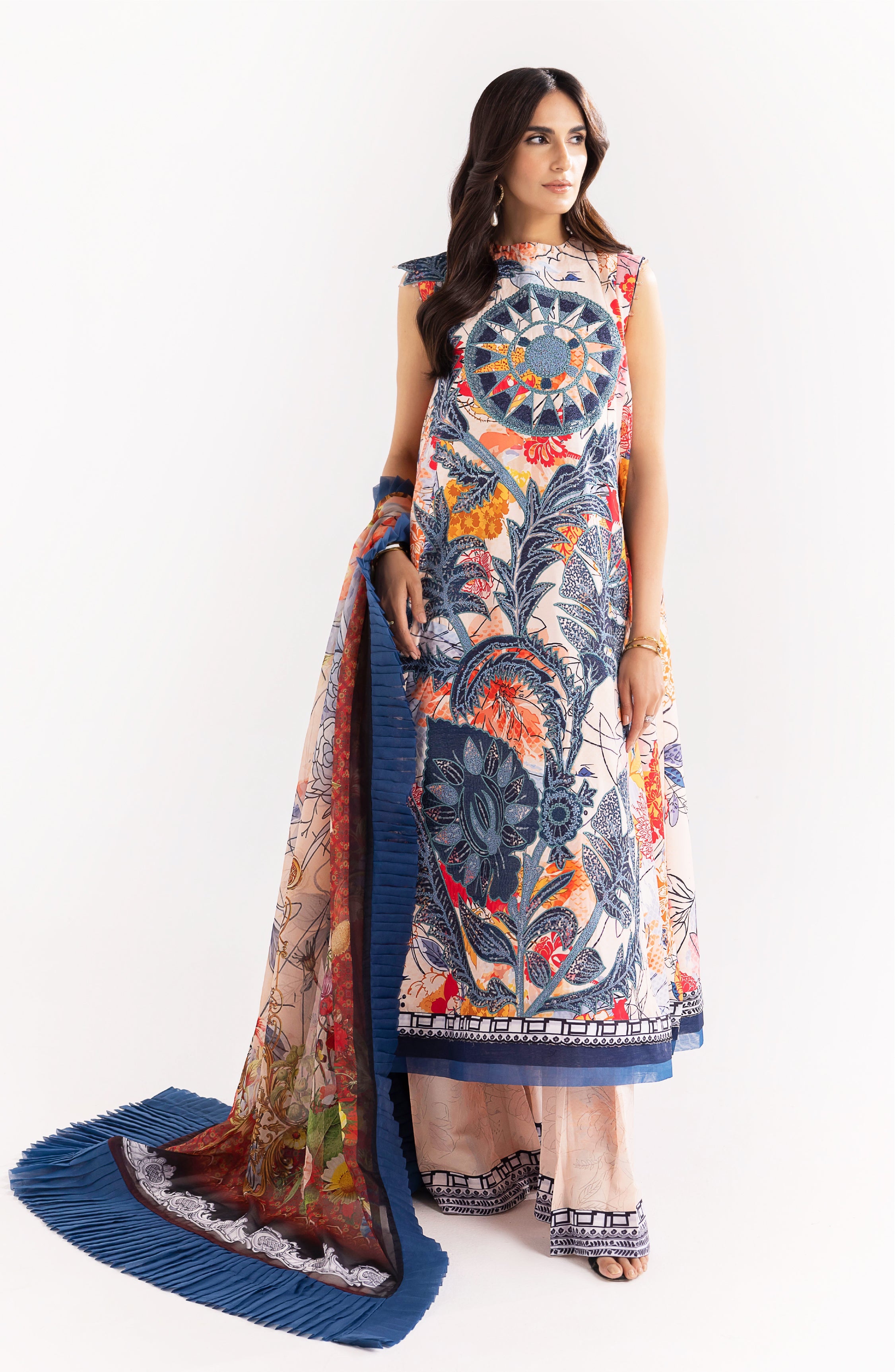 Maryum & Maria Eid Lawn'24 D#593