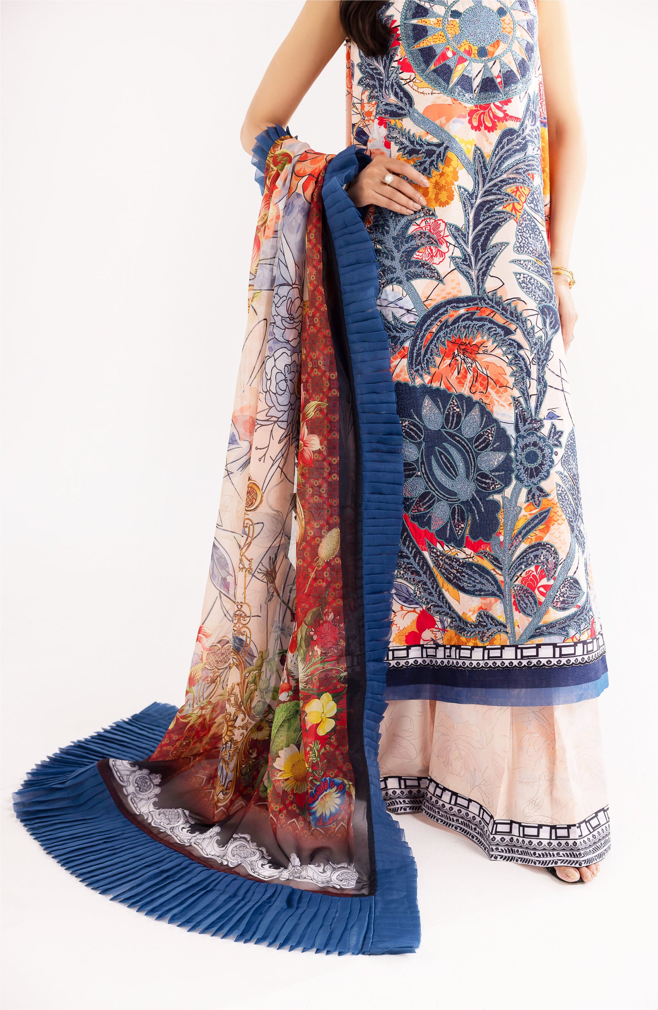 Maryum & Maria Eid Lawn'24 D#593