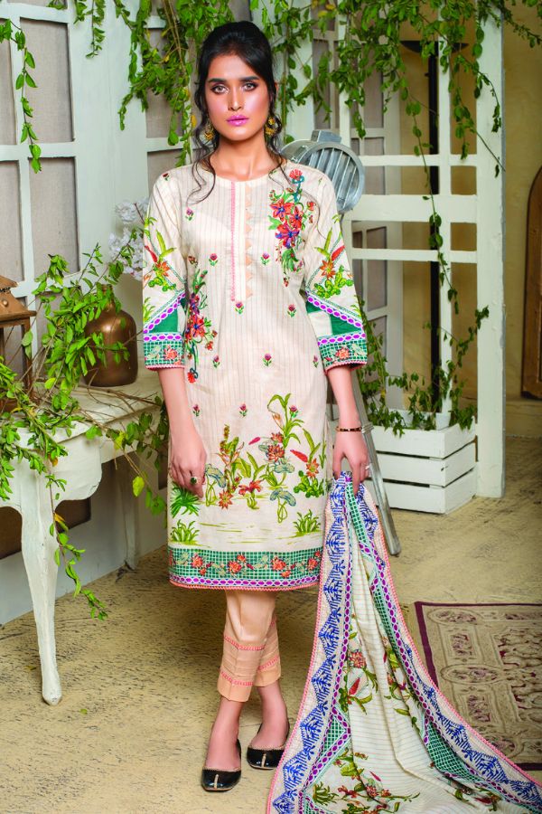 MTF Chikankari Emb Lawn`21 MTF#1-B