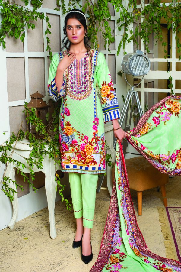 MTF Chikankari Emb Lawn`21 MTF#3-A