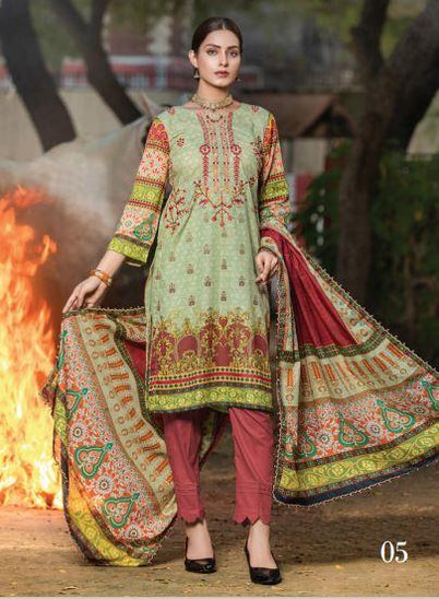 Mashriki D/Emb Slub Khaddar`21 D#05