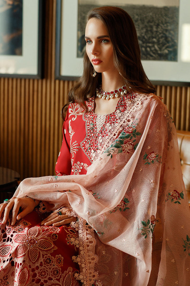 Mushq Astoria Festive Lawn`23 D#07 (
SCARLET)