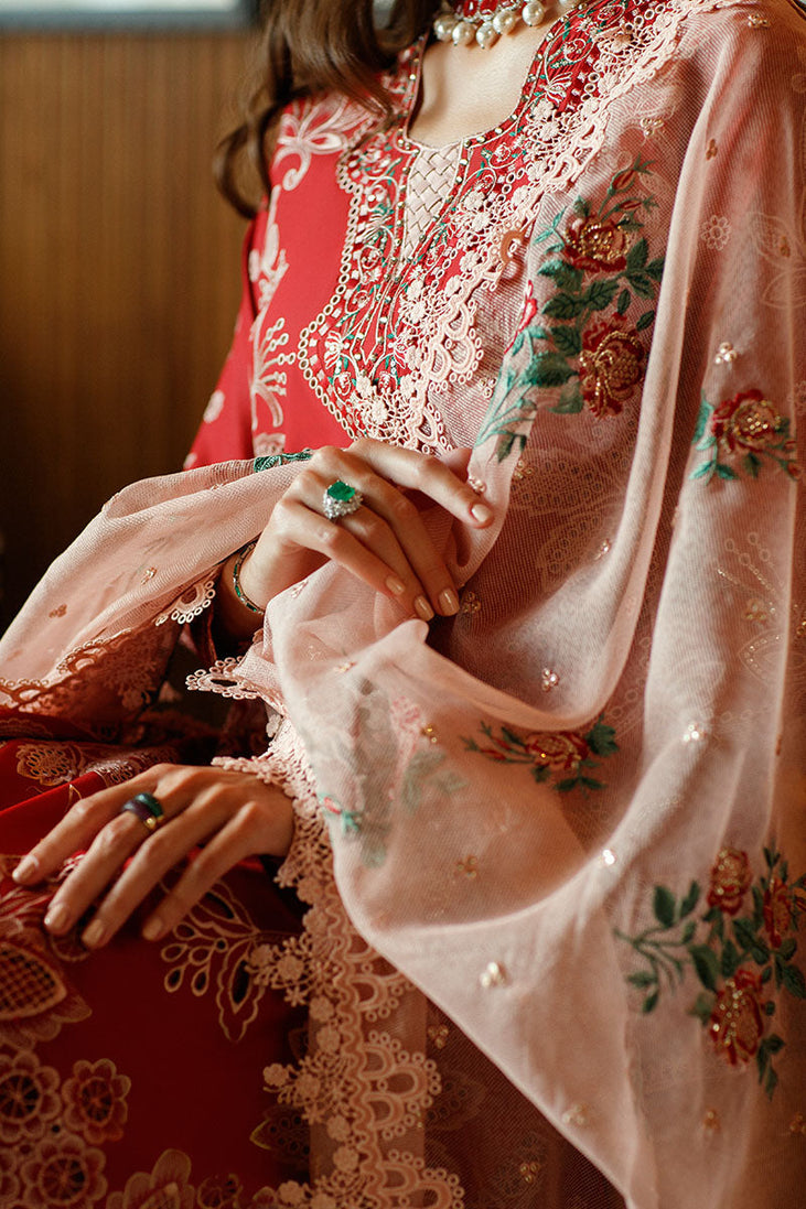 Mushq Astoria Festive Lawn`23 D#07 (
SCARLET)
