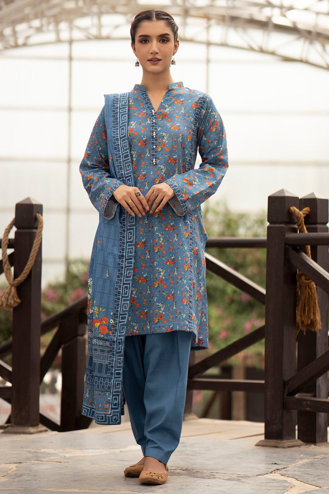 Motifz Digital Print Khaddar`23 D#4366