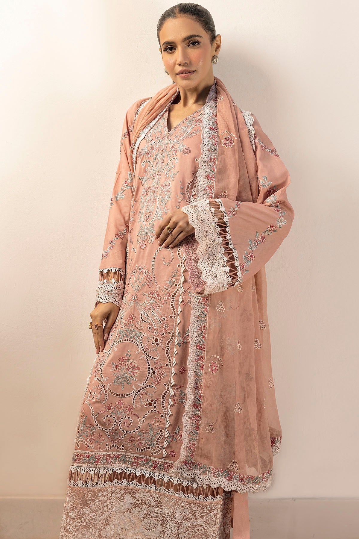 Motifz P/Luxury Lawn C/Dupatta`25 S#309