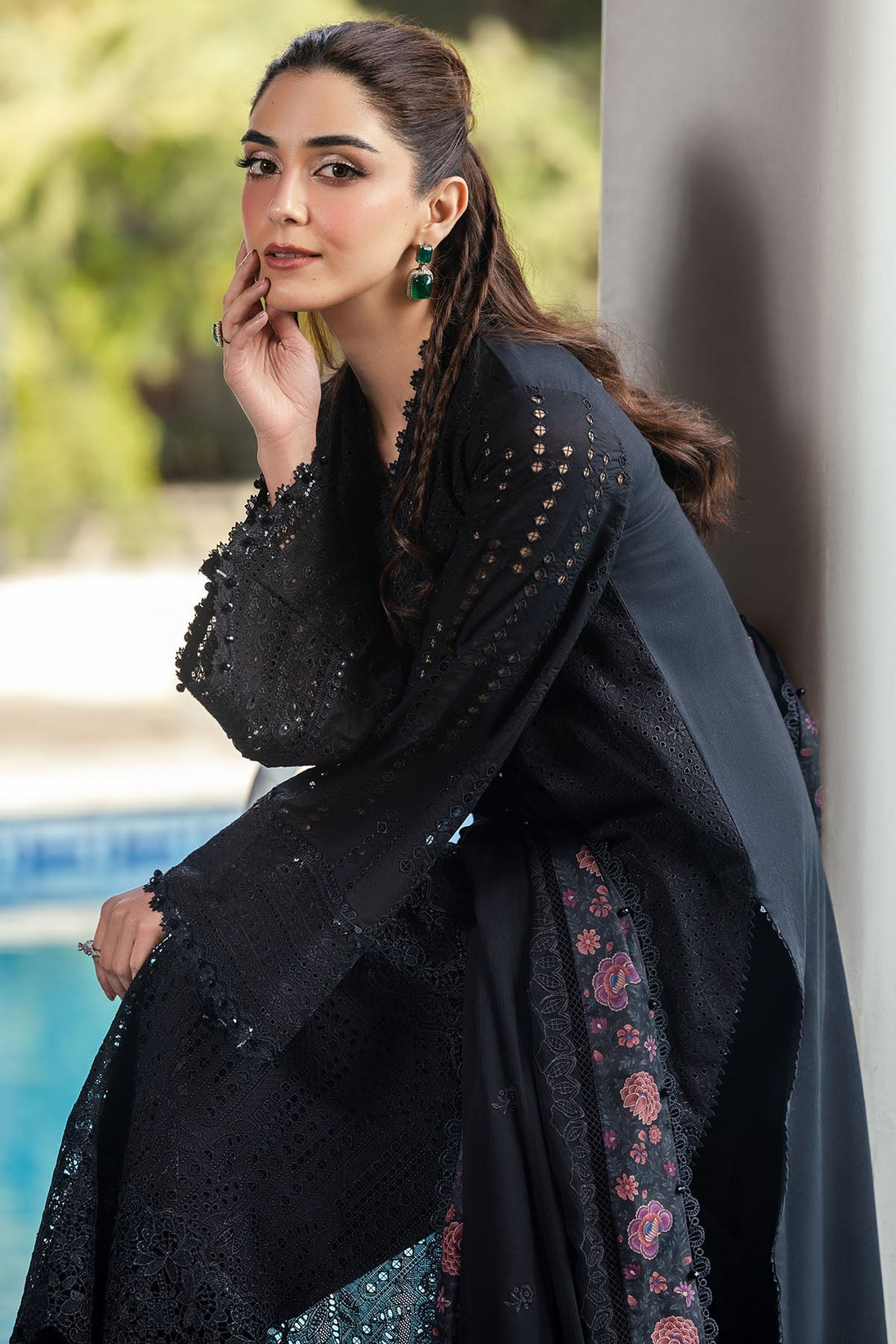 Motifz P/Luxury Lawn T/Dupatta`25 S#326