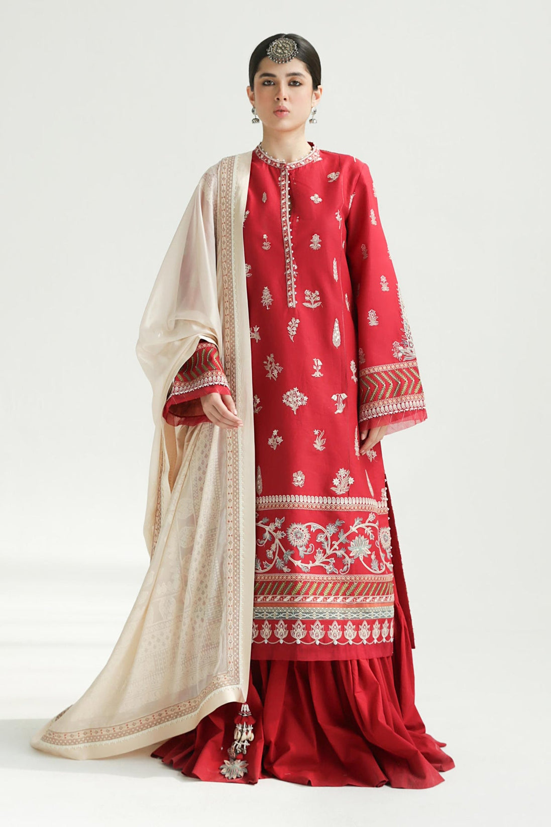 Zara Shahjahan Lawn Unstitched 2024 PHOOL MYRA-14A