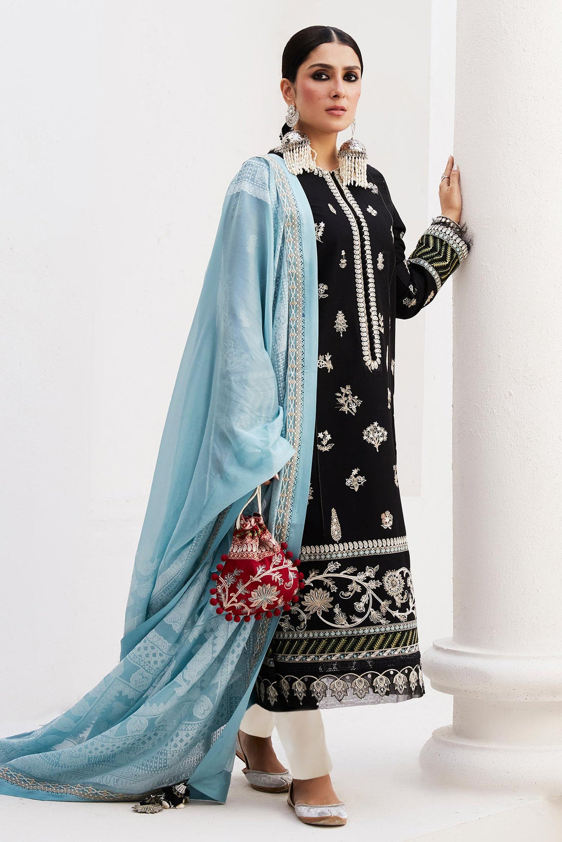 Zara Shahjahan Lawn Unstitched 2024 PHOOL MYRA-14B