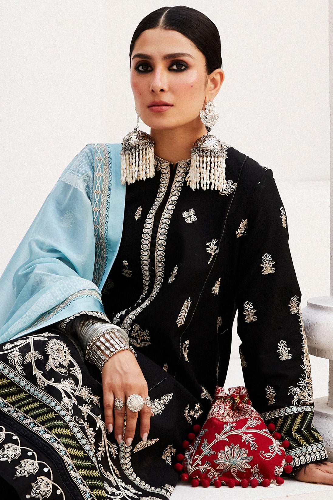 Zara Shahjahan Lawn Unstitched 2024 PHOOL MYRA-14B