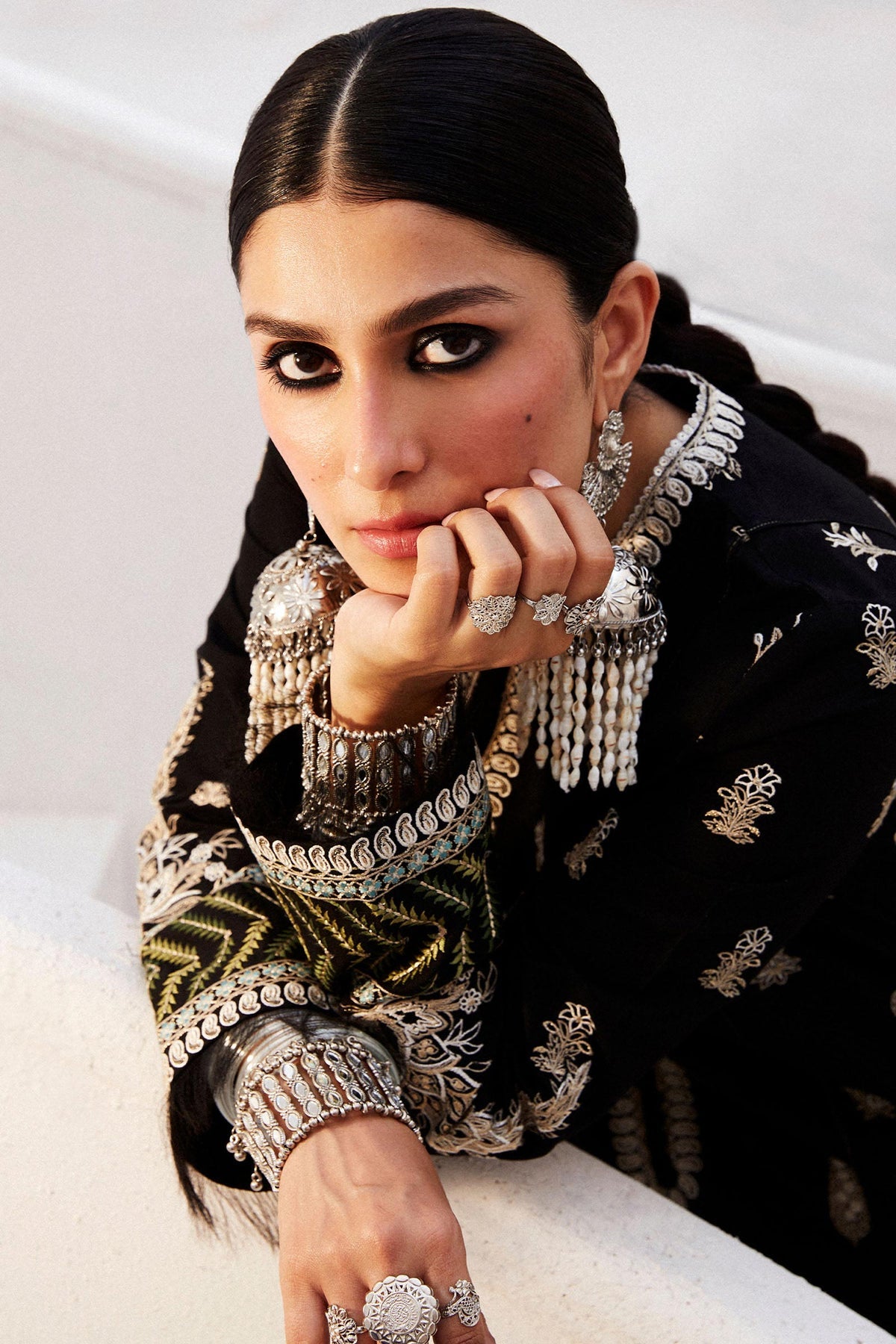 Zara Shahjahan Lawn Unstitched 2024 PHOOL MYRA-14B