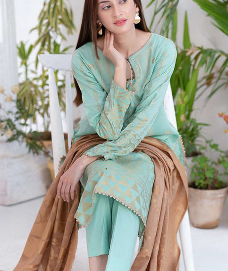 Maah Roz Jacquard Lawn'23 V#15 (L Pista)