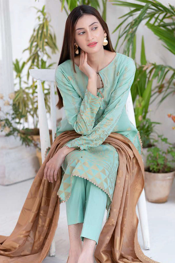 Maah Roz Jacquard Lawn'23 V#15 (L Pista)
