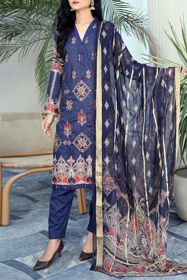 Maham Digital Linen`22 Vol#295 D#4