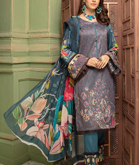 Mahee`s Chikankari Lawn`21 D#01