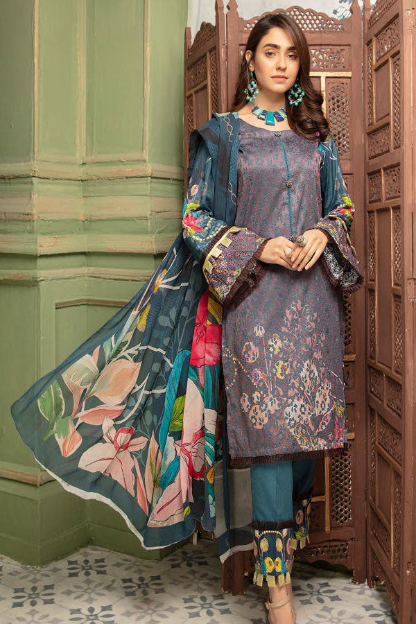 Mahee`s Chikankari Lawn`21 D#01
