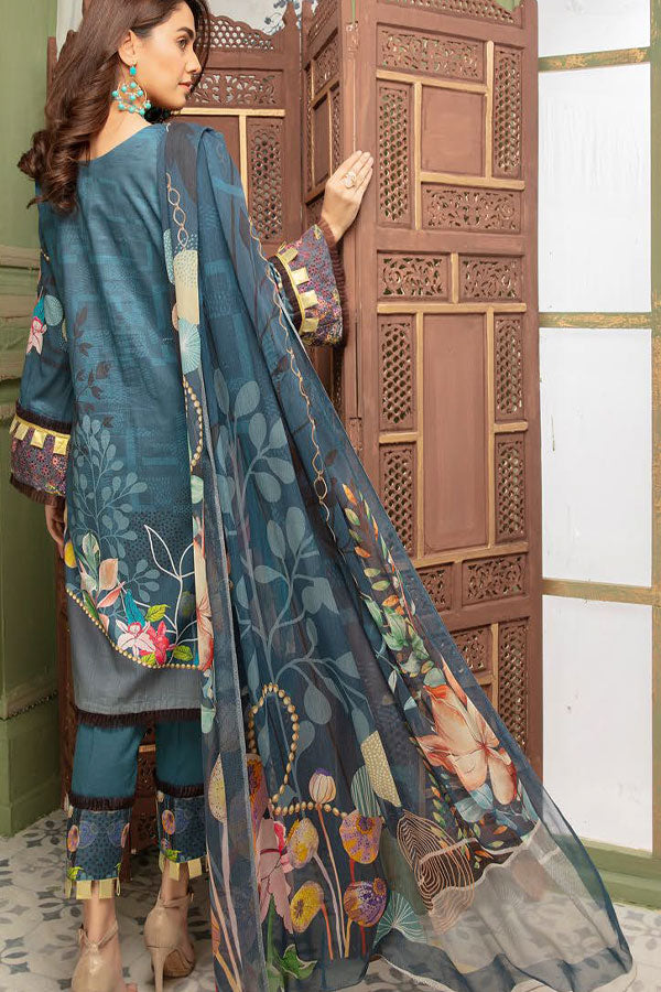 Mahee`s Chikankari Lawn`21 D#01