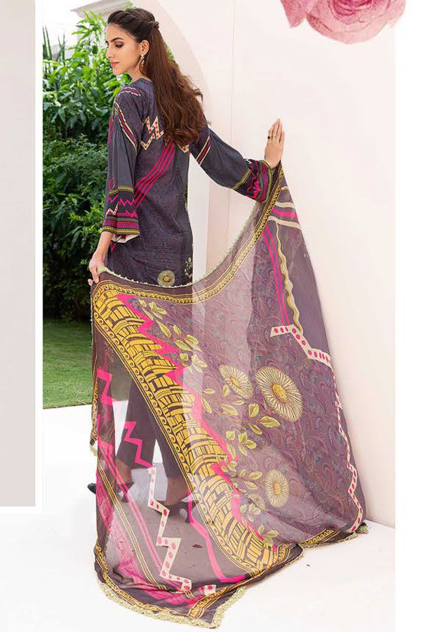 Mahee`s Chikankari Lawn`21 MLD#01