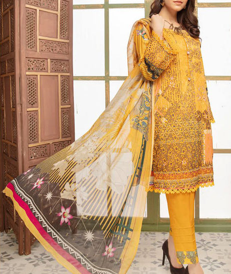 Mahee`s Chikankari Lawn`21 D#02