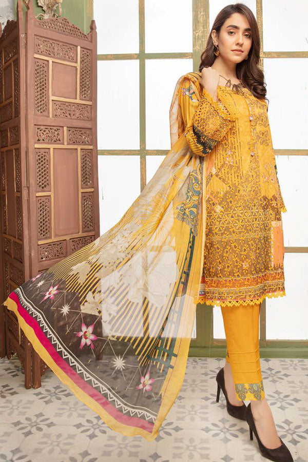 Mahee`s Chikankari Lawn`21 D#02