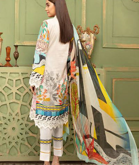 Mahee`s Chikankari Lawn`21 D#04