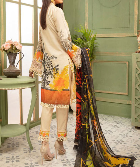Mahee`s Chikankari Lawn`21 D#08