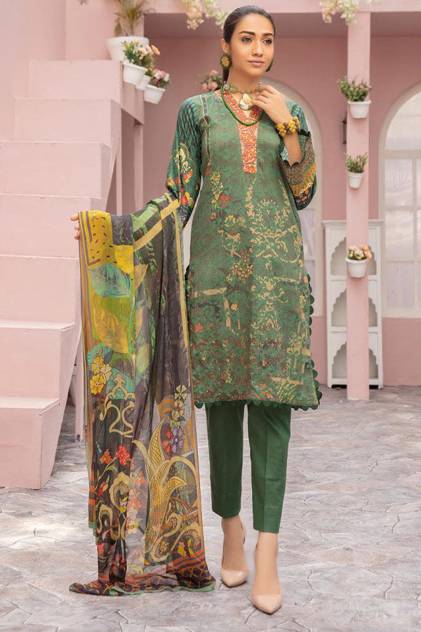 Mahees Chikankari Lawn`21 V-7 ML#2