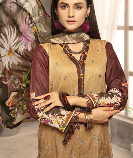 Mahee`s Emb D/Silk Viscose`20 D#6