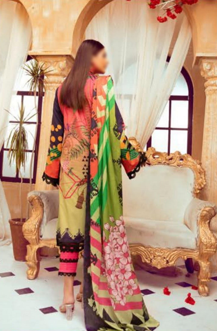 Mahee's Embroidered Lawn`21 V-8 D#02