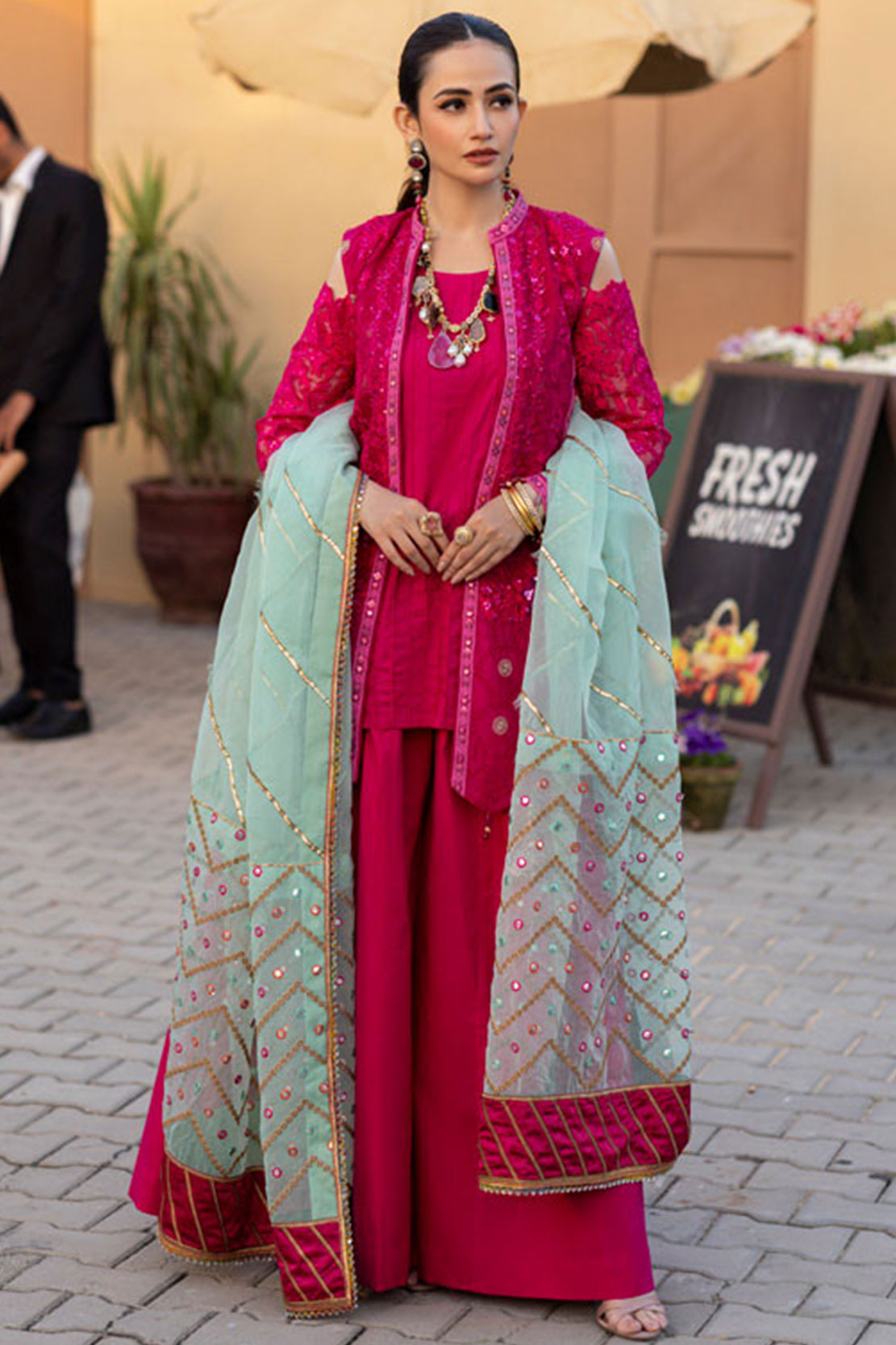 Mahiymaan Luxury Lawn Eid Edit by Alzohaib '22 D# 05