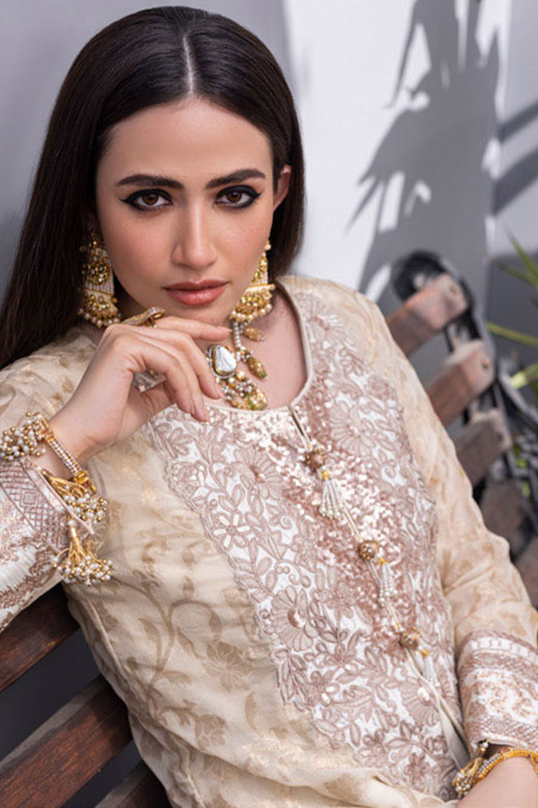 Mahiymaan Luxury Lawn Eid Edit by Alzohaib '22 D# 7B