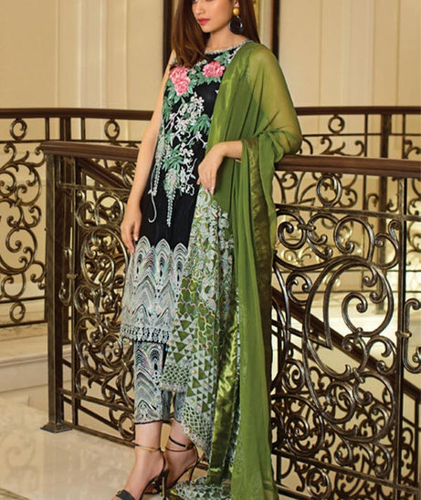 Al-Zohaib Mahiymaan Luxury Lawn`21 D#08