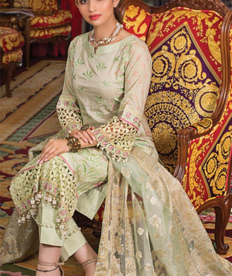 Al-Zohaib Mahiymaan Luxury Lawn`21 D#10