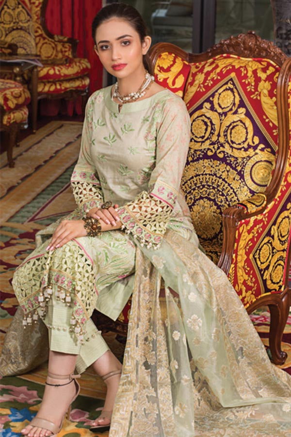 Al-Zohaib Mahiymaan Luxury Lawn`21 D#10