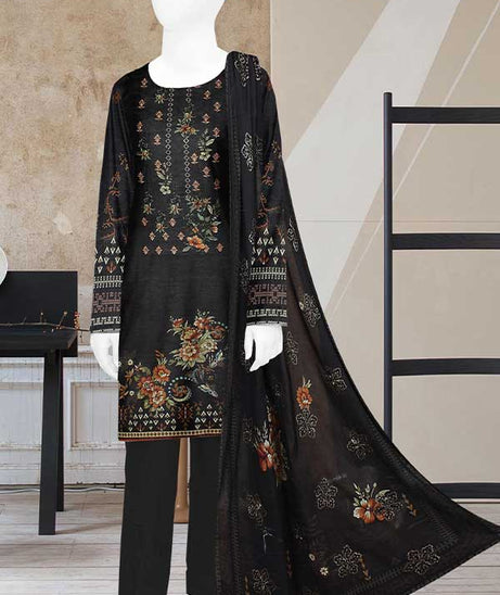 Mahjabeen Civic Lawn'23 SW#780 Black
