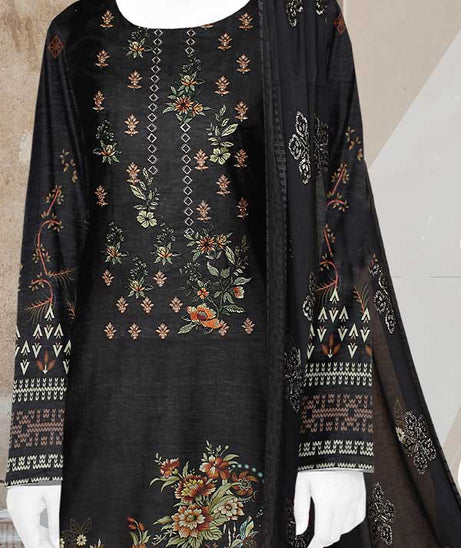 Mahjabeen Civic Lawn'23 SW#780 Black