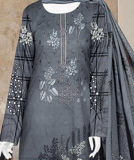 Mahjabeen Civic Lawn'23 SW#780 Grey