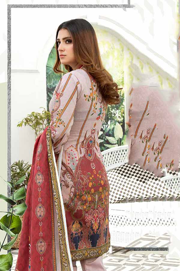 Mahjabeen Twist Emb Lawn`21 D#07