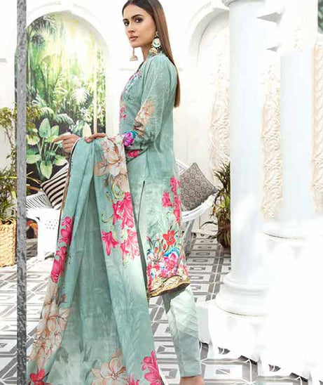 Mahjabeen Twist Emb Lawn`21 D#09