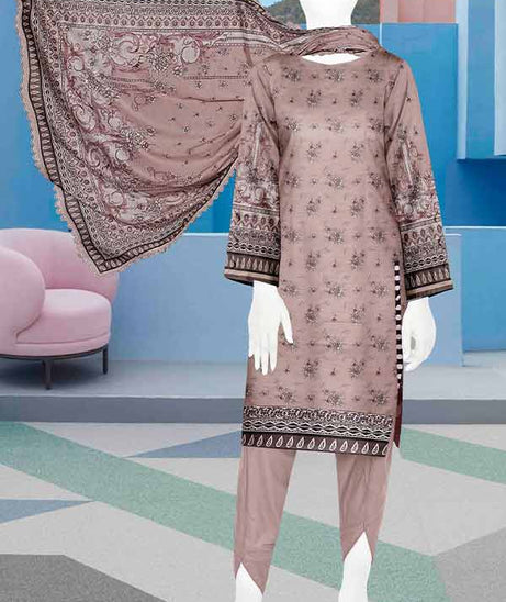Mahjabeen Digital Lawn`23 Vol-254 CA#8282 Brown