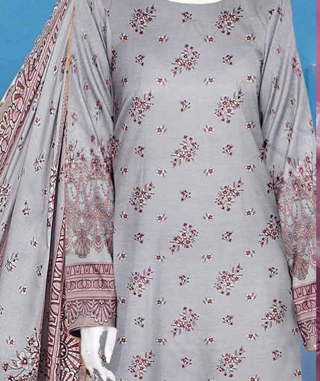 Mahjabeen Digital Lawn`23 Vol-254 CA#8282 S-Grey