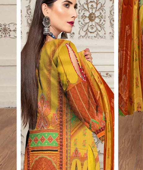 Maira Digital Emb Linen'22 D#5