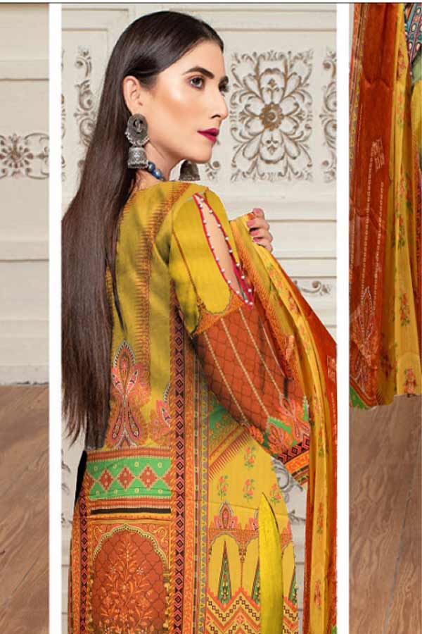 Maira Digital Emb Linen'22 D#5