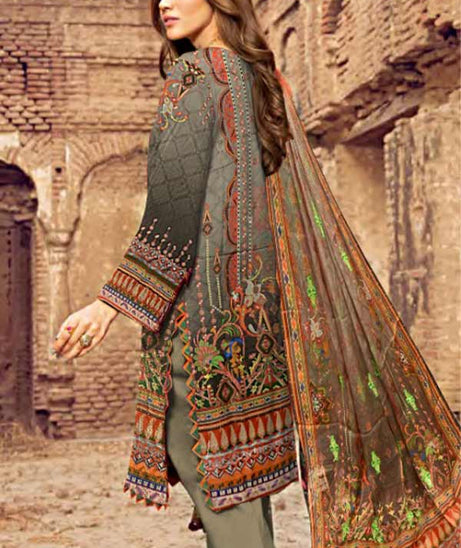 Maira Digital Emb Linen'22 D#6