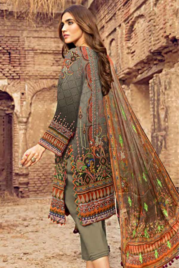 Maira Digital Emb Linen'22 D#6